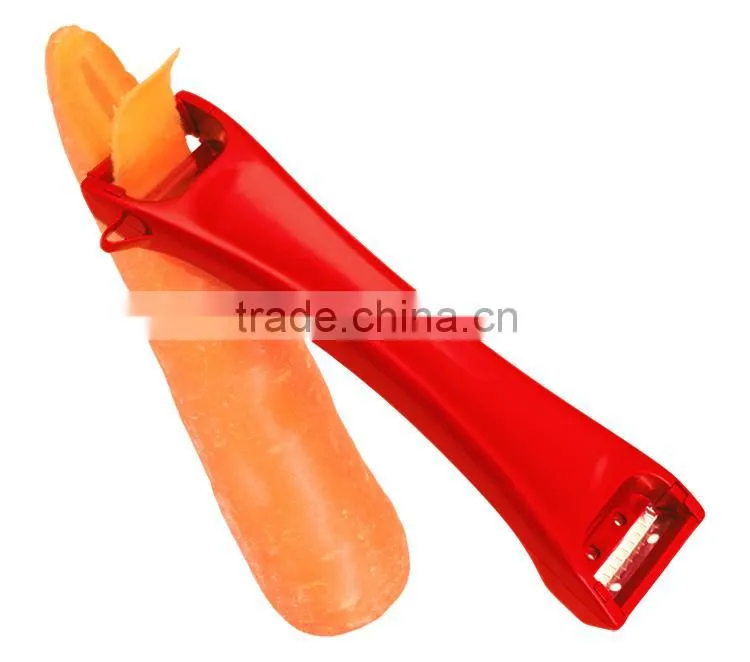 ABS+S/S 19.3*5.7 Kitchen tools stainless steel fruit&vegetable peeler grater/double surfacer