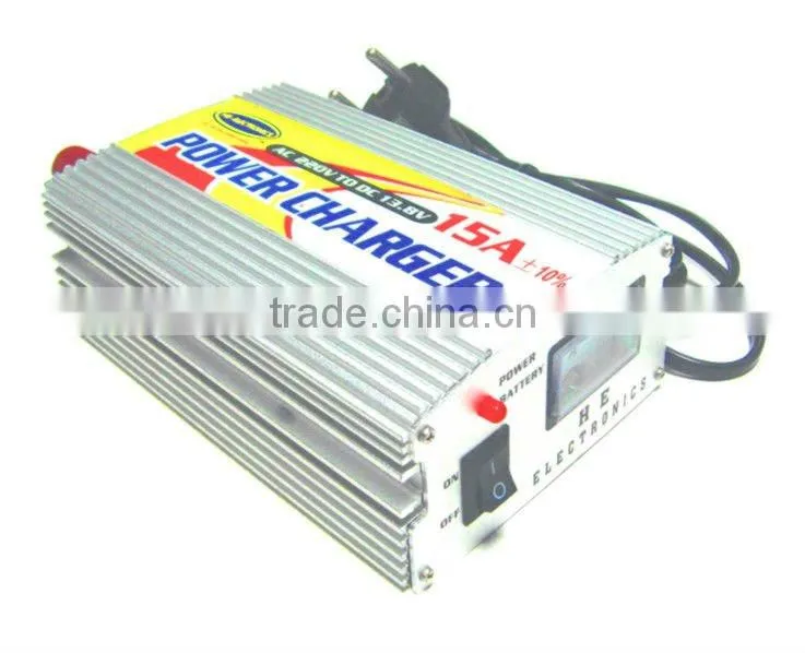 12v 15A easy start car battery charger
