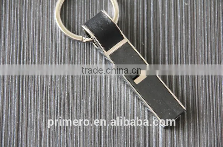 Cute Metal Whistle Key Chain Creative Trinket Novelty Items Charm Keyring