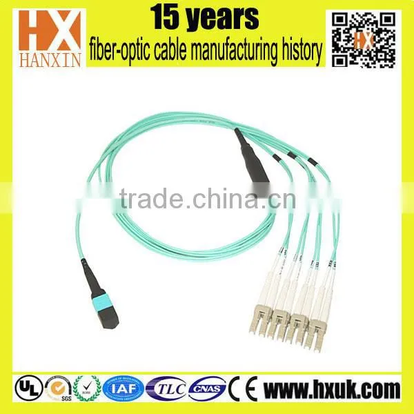 MPO/MTP optic fiber cable for telecommunication
