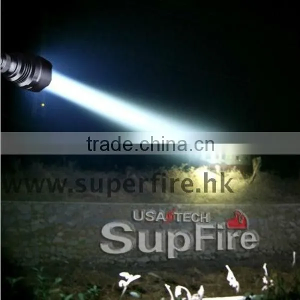 Supfire 1200lumens powerful rechargeable light