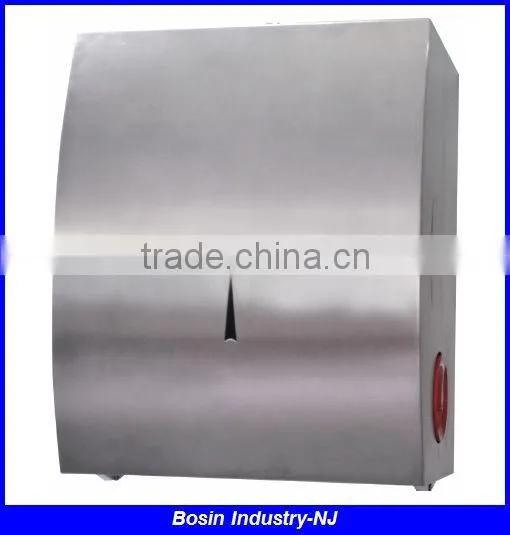 new design plastic jumbo roll auto cut toilet paper dispenser