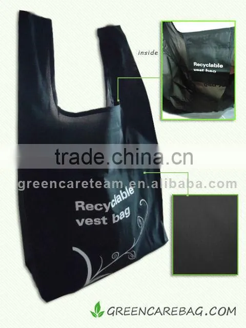foldable polyester eco carry bag