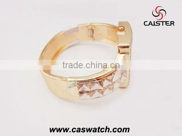fashion custom rose gold women bling diamond watch real diamonds bracelet watches luxury diamonds watch for ladies