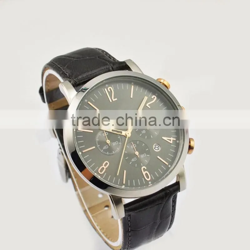 Vogue multifunction chronograph watch stainless steel watch man