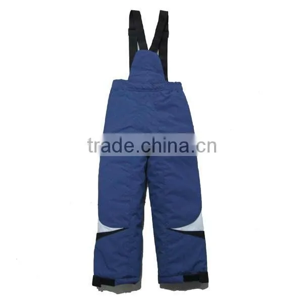 2013 New nylon taslon waterproof boys fashion blue ski suits for kids ski jackets and pants suits in ski & snow wear