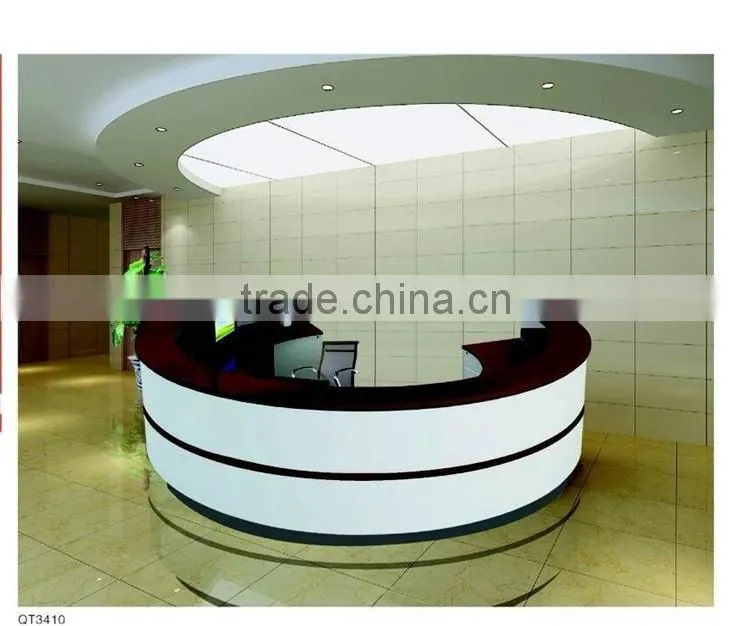 Long and big modern salon reception desk