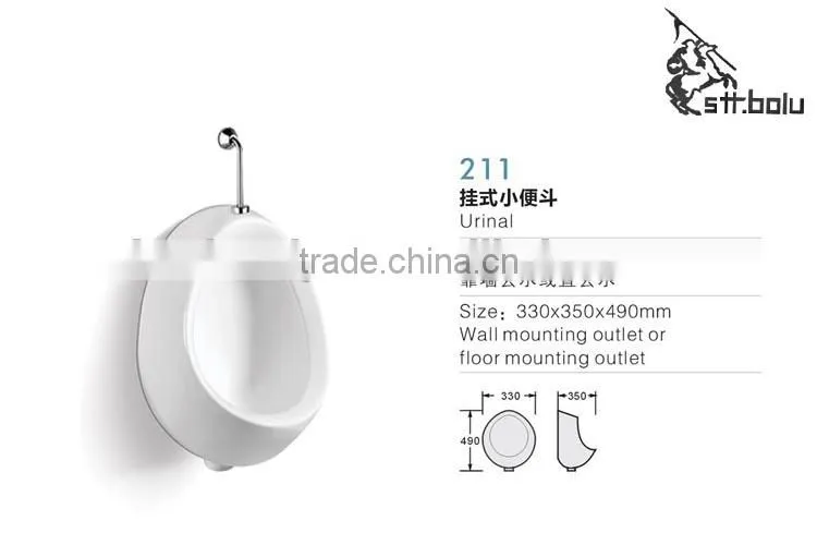 Porcelain Urinals Ceramic Wall Hung Urinals for Sale Mouth