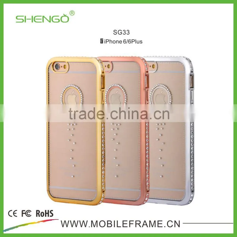 Factory Price Customized Soft TPU Phone Case With Diamond