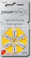 power one hearing aid battery hottest selling zinc air hearing aid battery