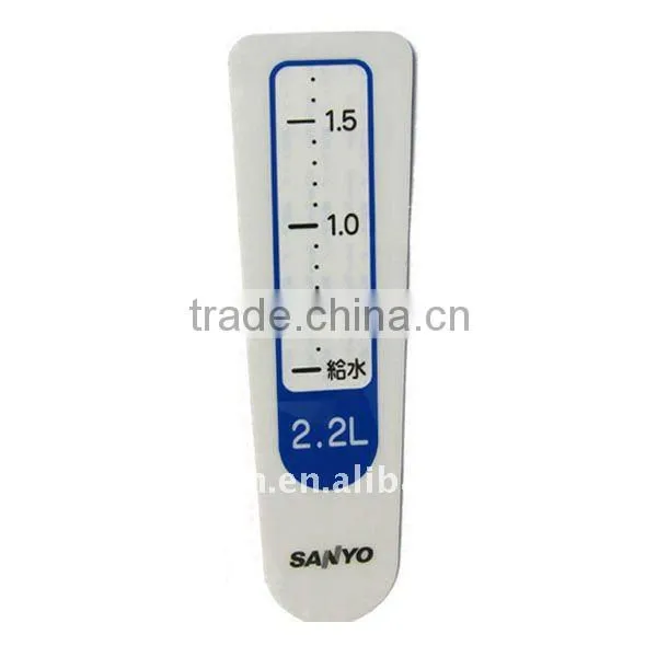 Screen Printing PC Embossing Membrane Nameplate Water Heater Label