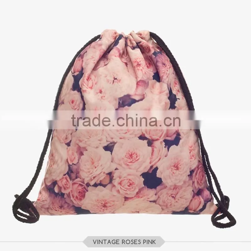 China Suppliers Hot Sale Aztec 3D Sublimation Drawstring Bag in Taobao