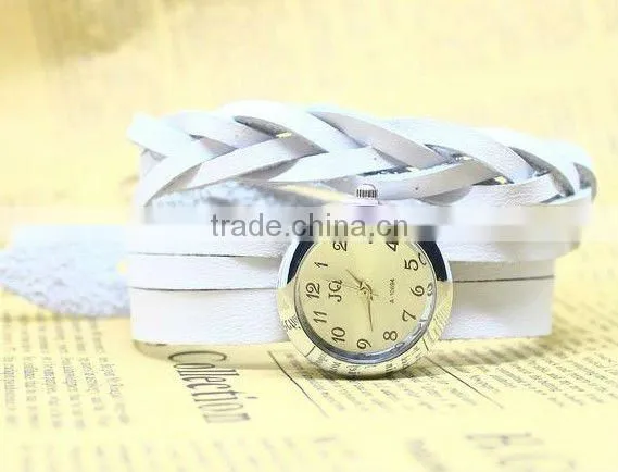 Promotion! Cow leather watches,women watches , ROMAN rivets leather bracelet watch