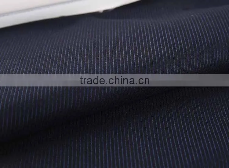 Most popular Useful Wrinkleproof Dark Blue Twill Suiting Fabric