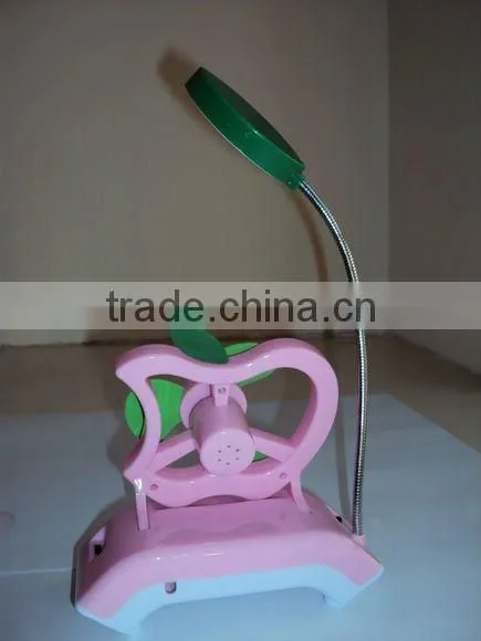 Multifunctional mini fan with light