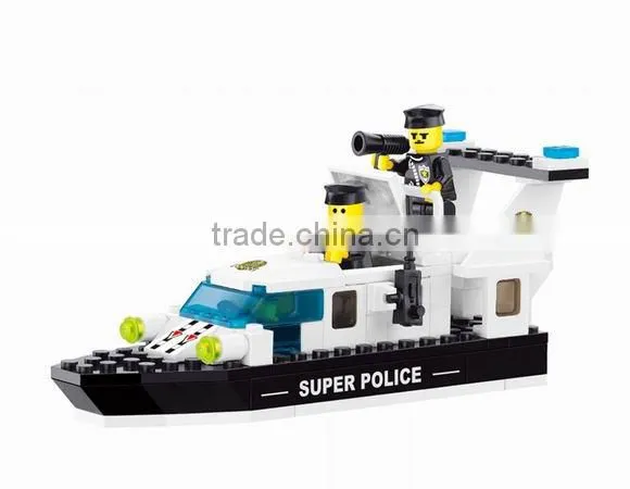 Wange POLICE SERIES colorful building blocks for kids