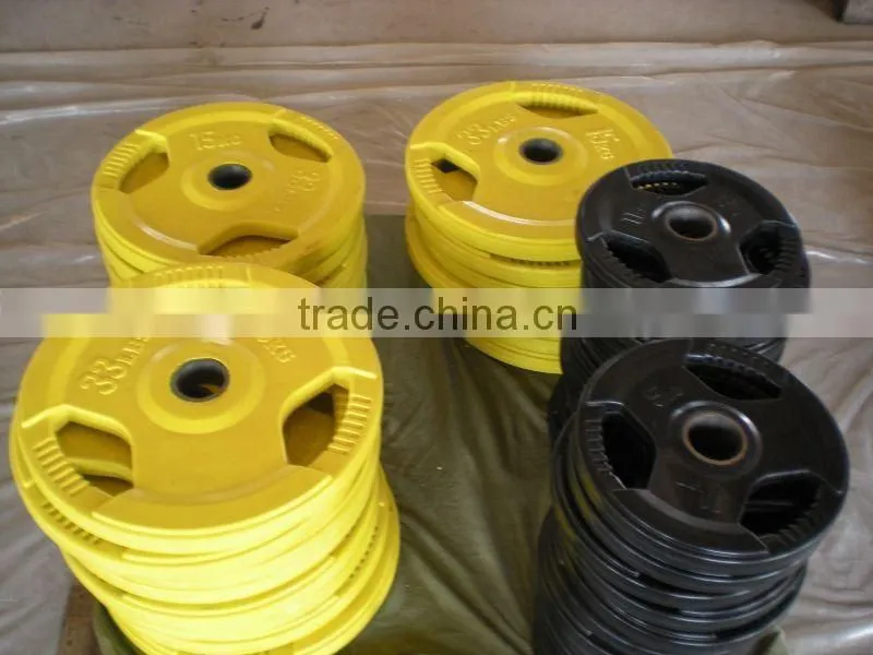 high quality fixed rubber dumbbell
