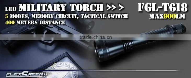 rechargeable 18650 T6 led torch bulb