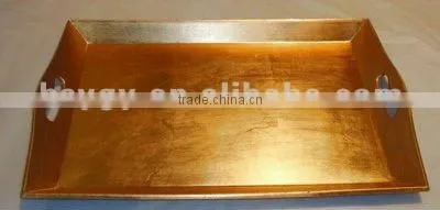 Gold plastic tray,pp plastic tray