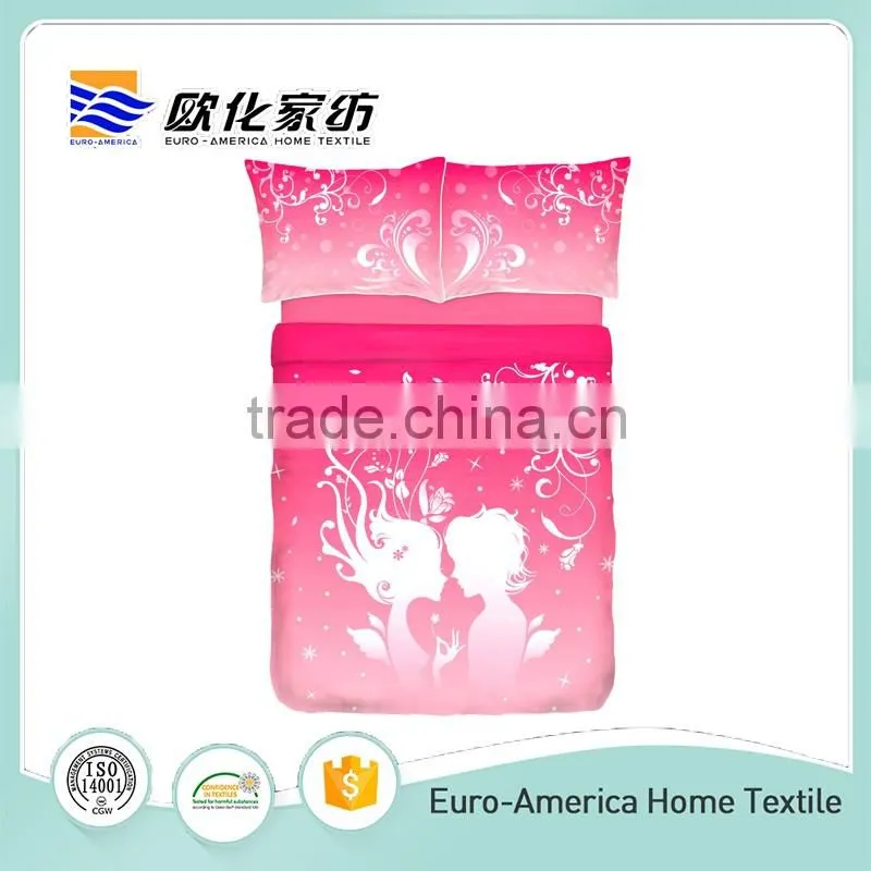 Wholesale Price Hotel Textiles Bedsheet Bedding Set For Girl