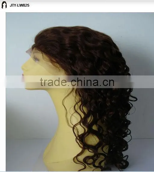 2013 cheap hair hot beauty virgin brazilian hair full lace wig made in china