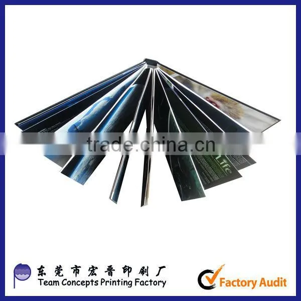 2016 custom black color CD booklet from china