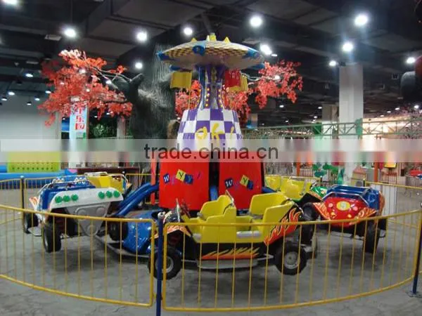 2014 attractive amusement car ride,rotating crazy car rides for fun