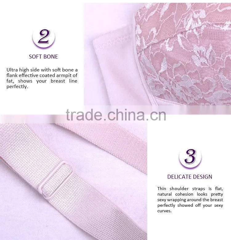 Customized Moder Stylish Latest Fashion Transparent Sexy Ladies' Model Bra