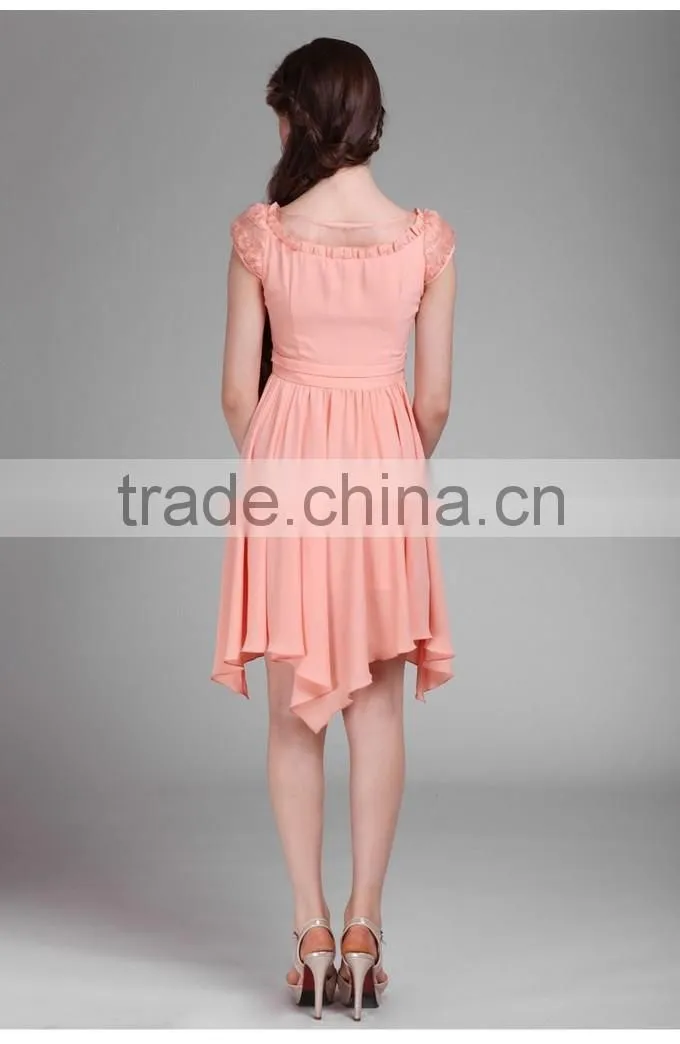 2015 Irregularity Design Elegant Dresses for Girls Fashion