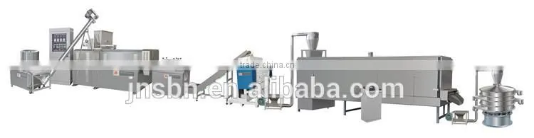 High output customized bread crumbs machine process