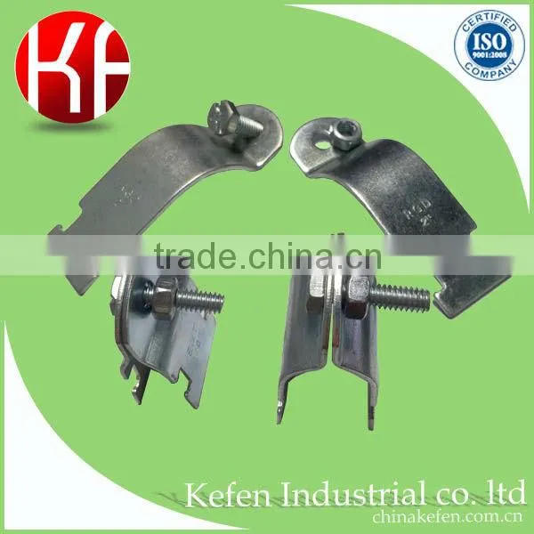 BS&UL electrical conduit pipe saddle clamp