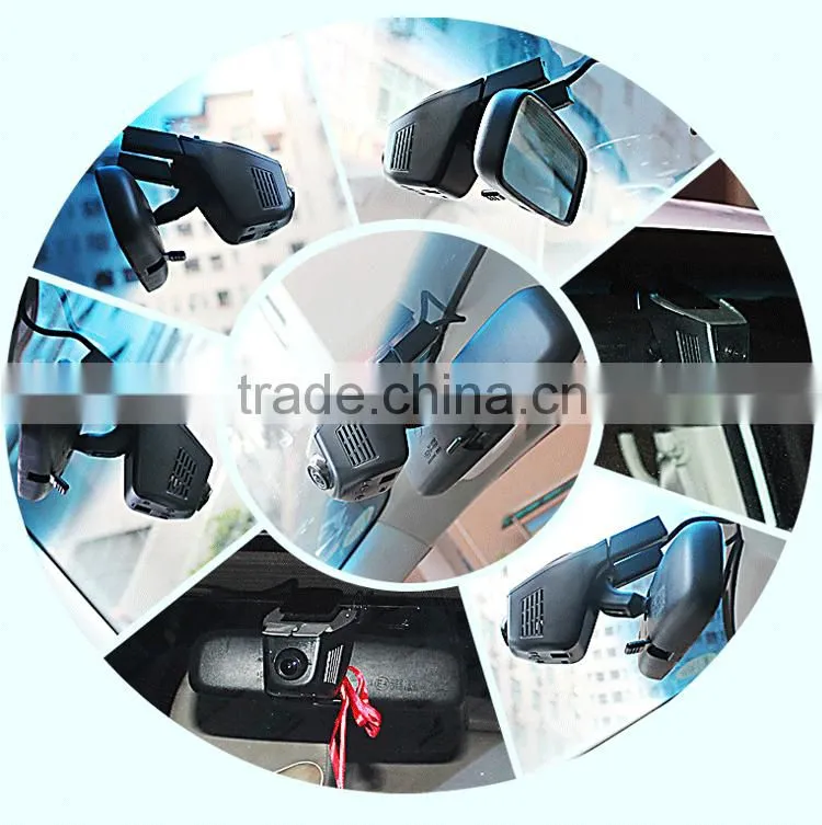 Newest iphone&android wifi connection supported Hidden manual car camera hd dvr 1080p for all cars
