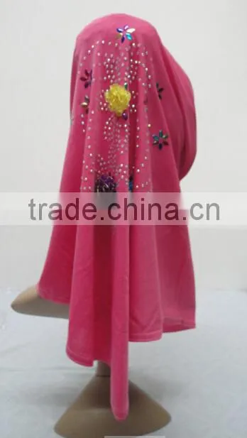 H295 beautiful small girl hijab,new style scarf hijab