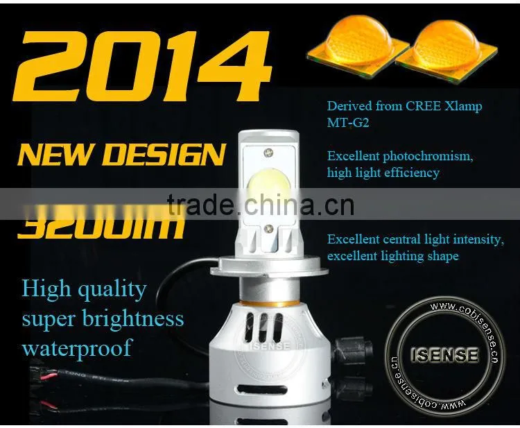 White led bulbs H4 car led headlight auto led light 3200lm 6500k led headlight 4x4