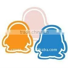 music customized pvc tea cup coaster for decoration