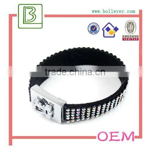 Deep Brown Real Leather Bracelet