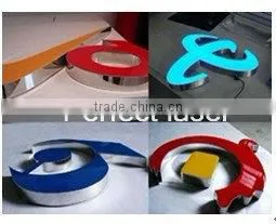 Auto Aluminum/stainless /carbon/mild/iron steel/galvanize plate letter/character bending machine price for advertising logos