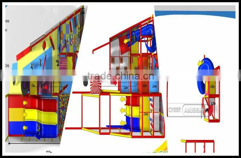 Cheer Amusement circus Themed soft indoor playground