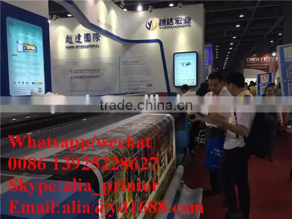 Digital large format wallpaper printing machine,pvc wallpaper printer with 150sqm/h