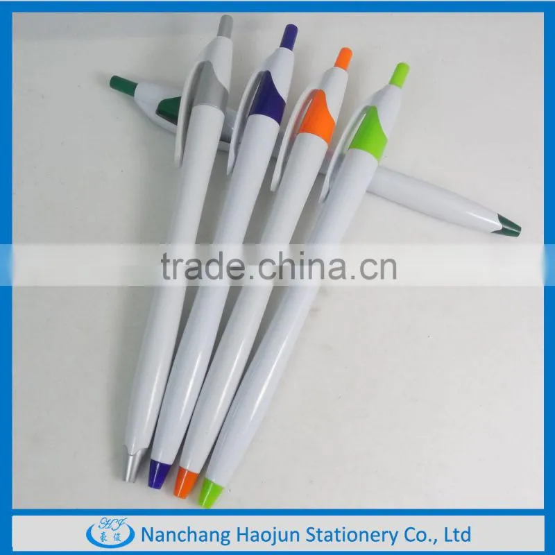 2015 Hot selling slim plastic cheap pen