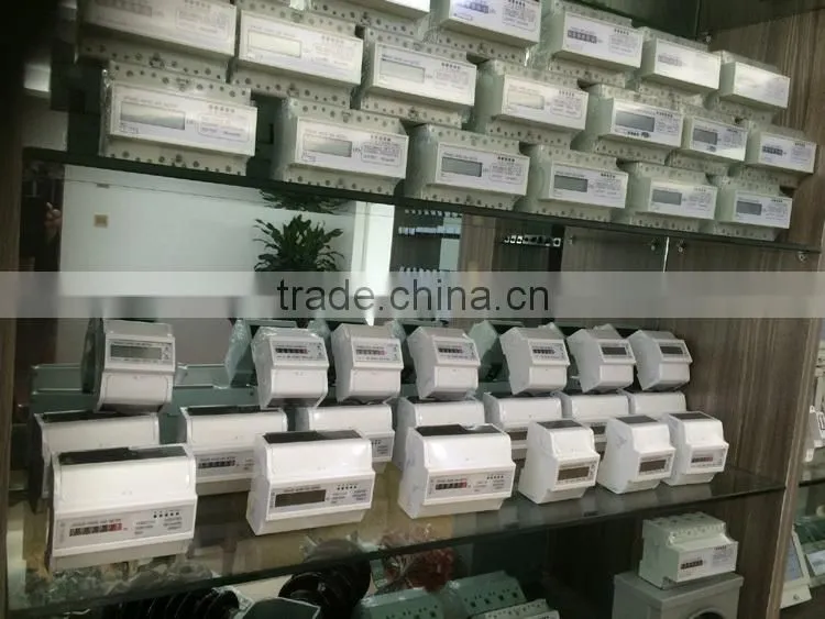 Din-rail THREE PHASE LCD DISPLAY ELECTRIC Meters