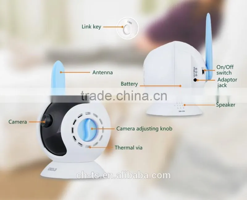 3.5" LCD Video Baby Monitor,Wireless Monitoring
