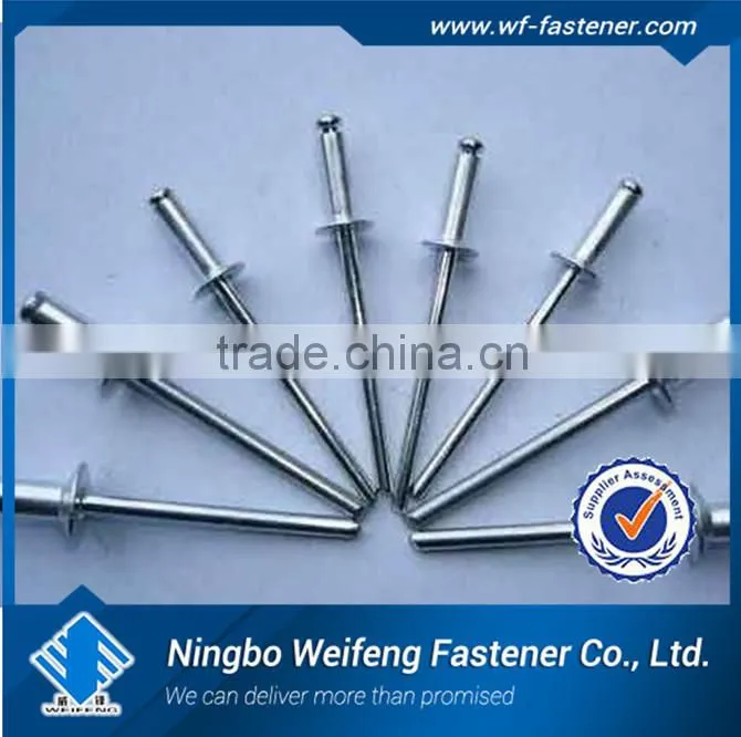 Supply all kinds of fastener products anodized blind rivets made in china hardware fastener zhejiang manufacturer