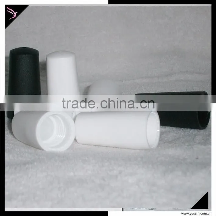 Classy colorfull Plastic nail polish bottle screw caps with Color coating