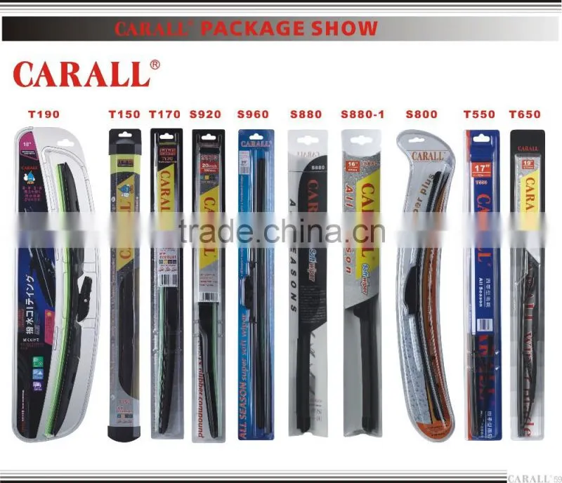 T710 Vision Saver Chrome Streak-free Quiet Smooth Auto Parts Front Windshield Smart 1989 F600 Passenger Driver Wiper Blade