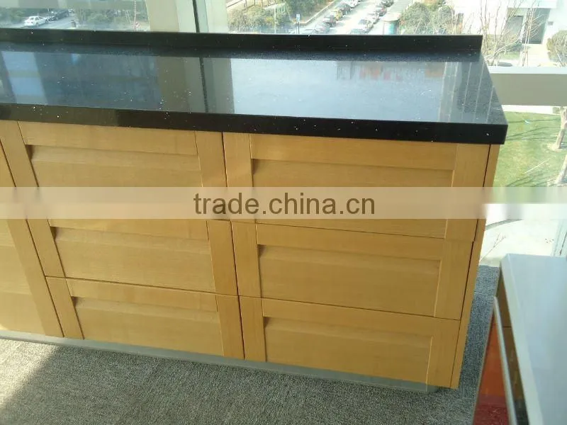 Hot sale timber veneer kitchen cupboard