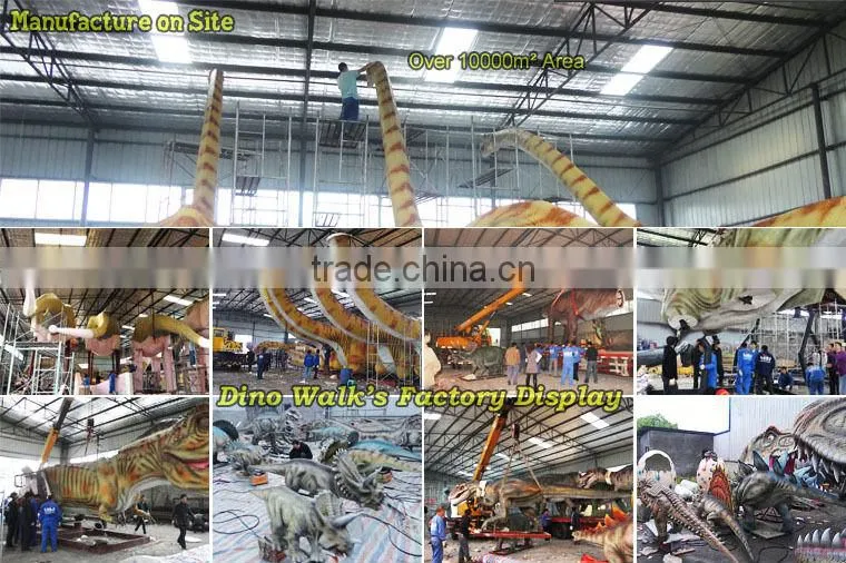 realistic simulation museum Fiberglass Dinosaurs statue