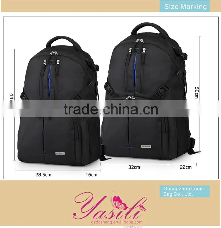 Hot new products for 2015 Polyester camera backpack