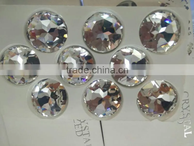 high quality pointback glass crystal