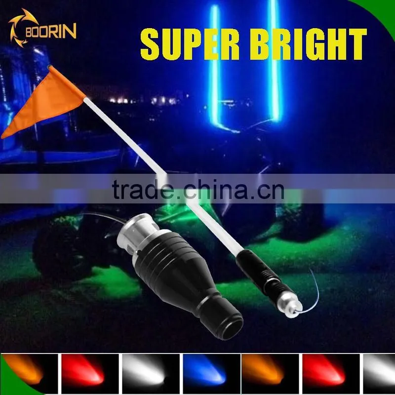 Auto parts Super bright waterproof flag pole led lights 12V car 24v trucks car antenna light